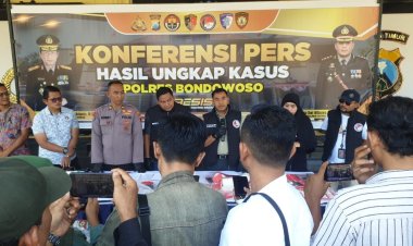 Polres Bondowoso Ungkap Jaringan Narkoba 5 Tersangka Pengedar Diamankan